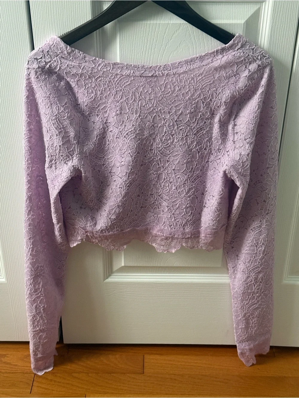 Free People Cloud Ride Lounge Top in Lavender